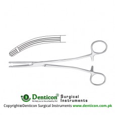 Heaney-Ballentine Hysterectomy Forcep Curved Stainless Steel, 21.5 cm - 8 1/2"